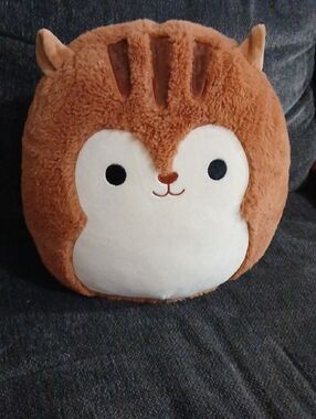 SQUISHMaLLOW Plush Brown & Cream Small Pet  Plush  - Soft Animal PLUSH